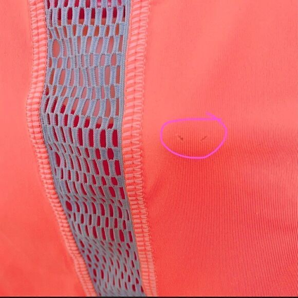 Athleta Sleeveless Workout Tank Top Neon Orange S - Picture 7 of 10